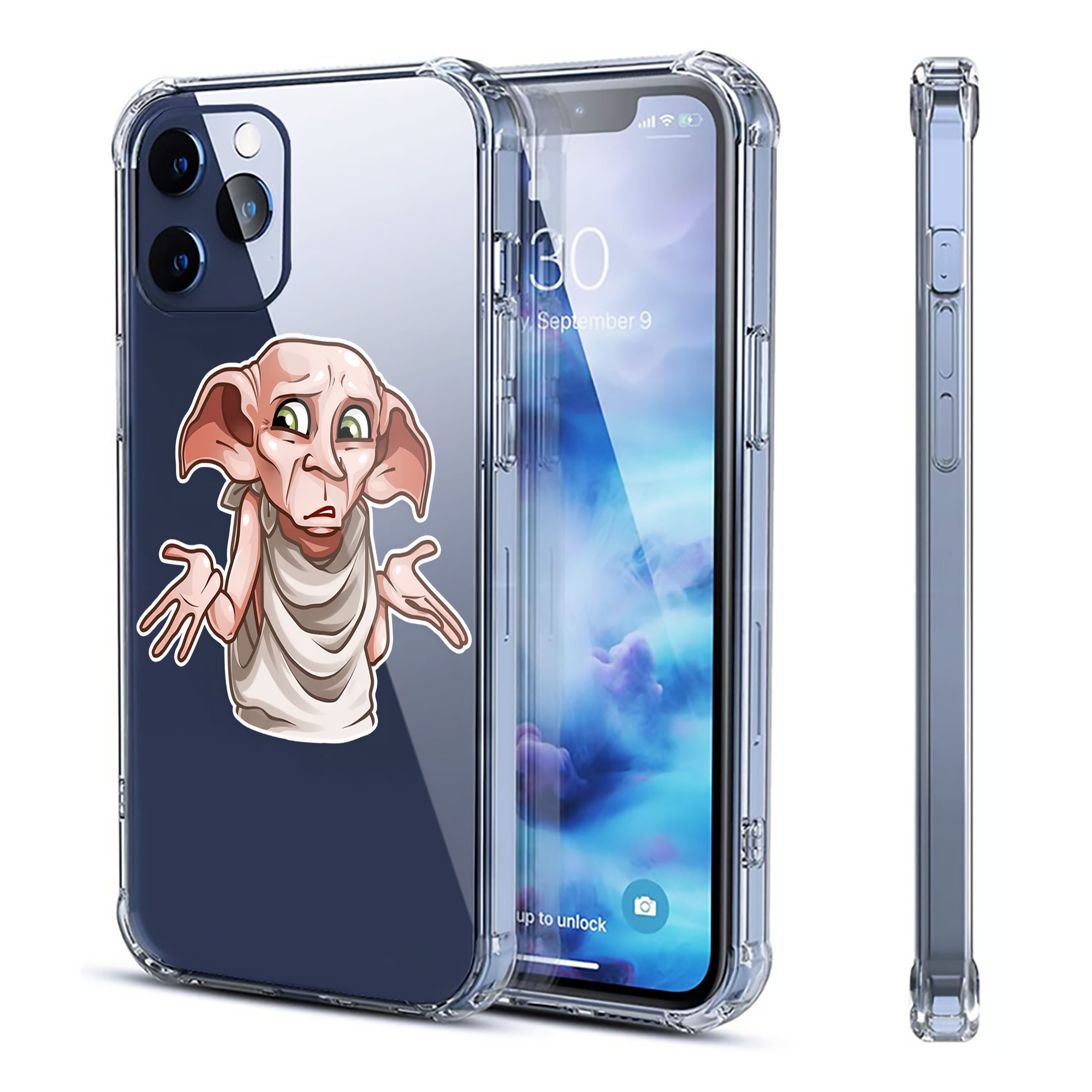 （画像用） Harry Potter ハリー・ポッターシリーズ 【iPhone 12シリーズ対応】透明スマホケース（クリアソフトケース）